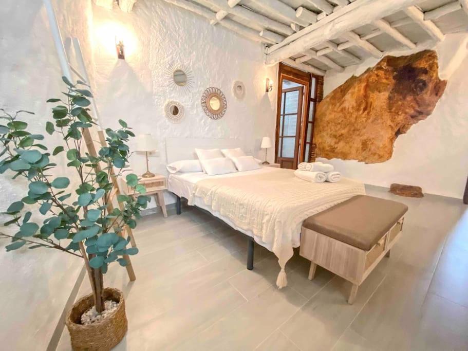 La Palmera. Casa Rural Con Piscina Privada. Benadalid Dış mekan fotoğraf